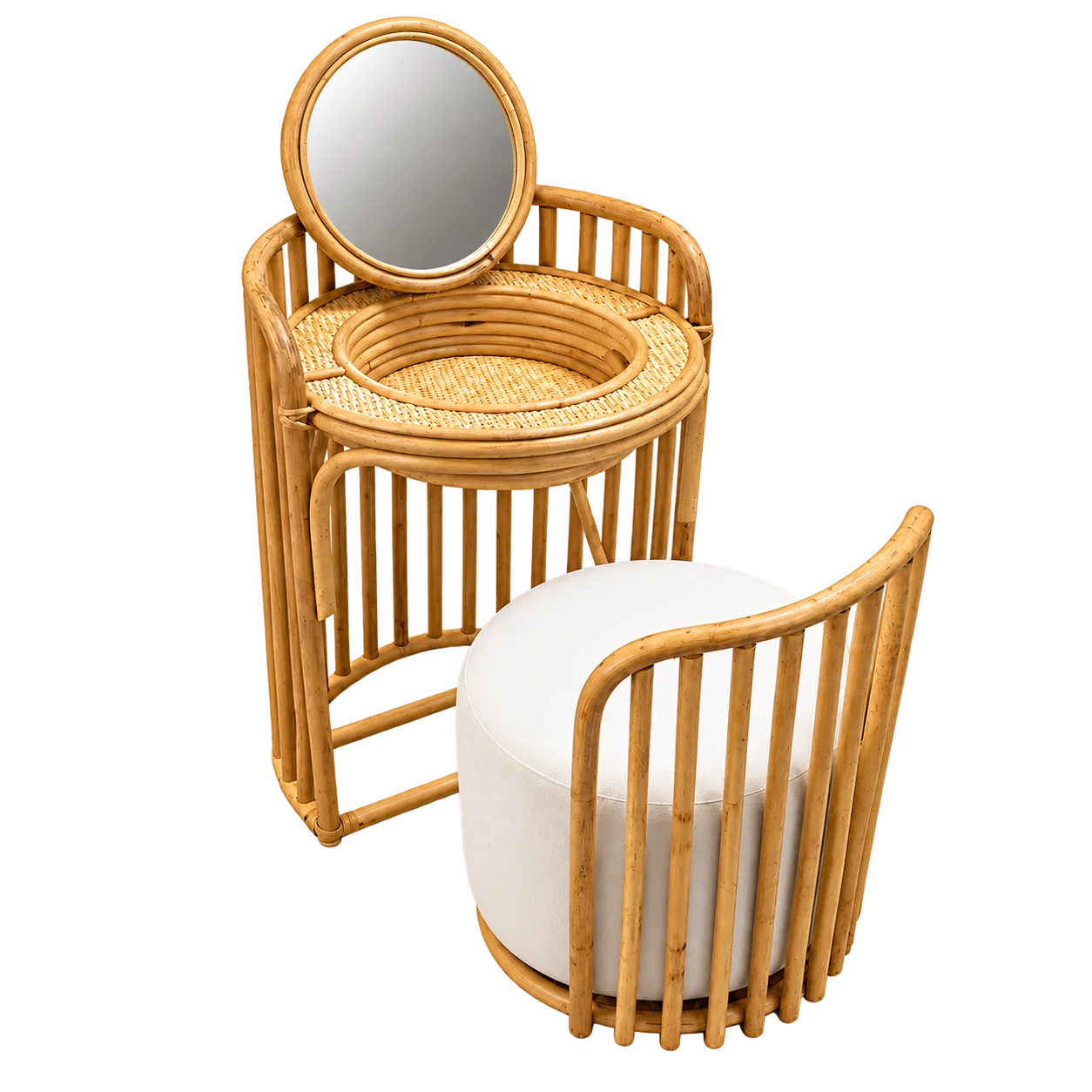 Circle Vanity & Stool