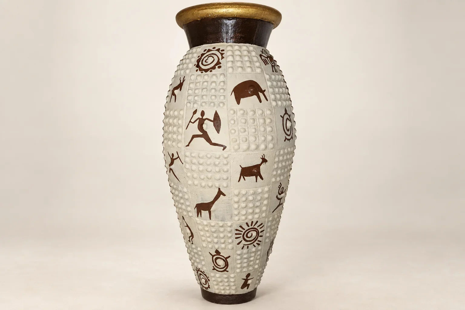 Khoisan Story Floor Vase