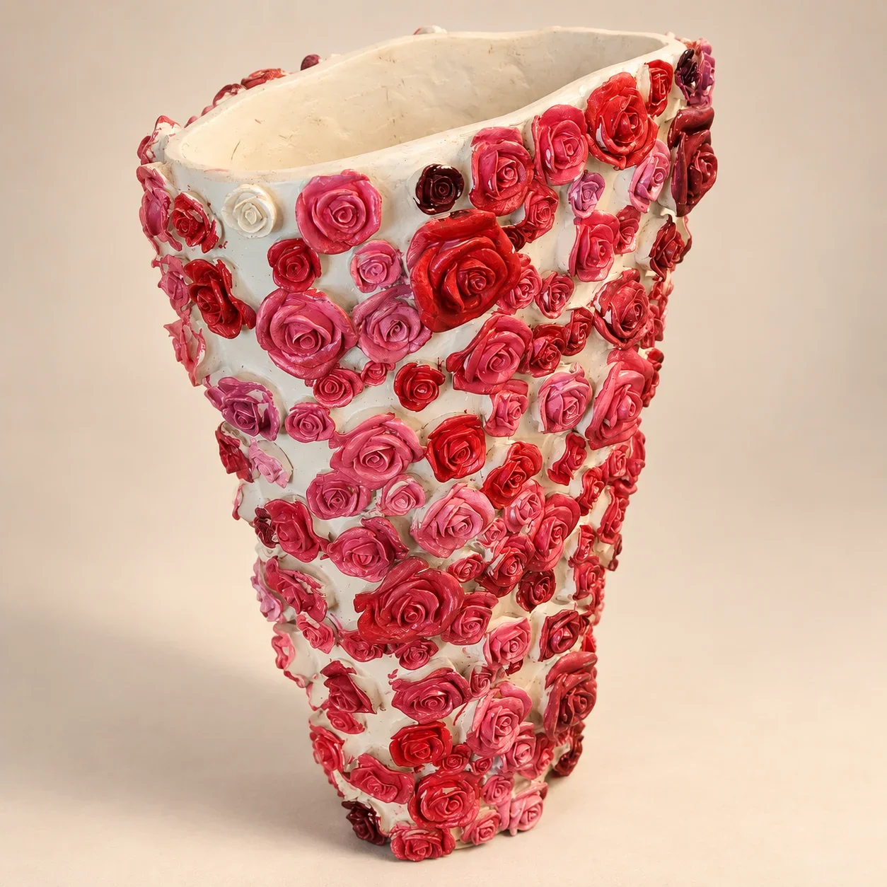Rose Relief Vase