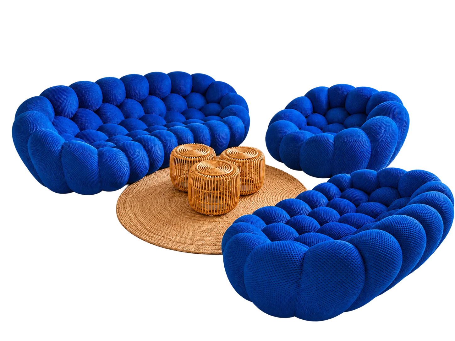 Bubble Luxe Sofa Set