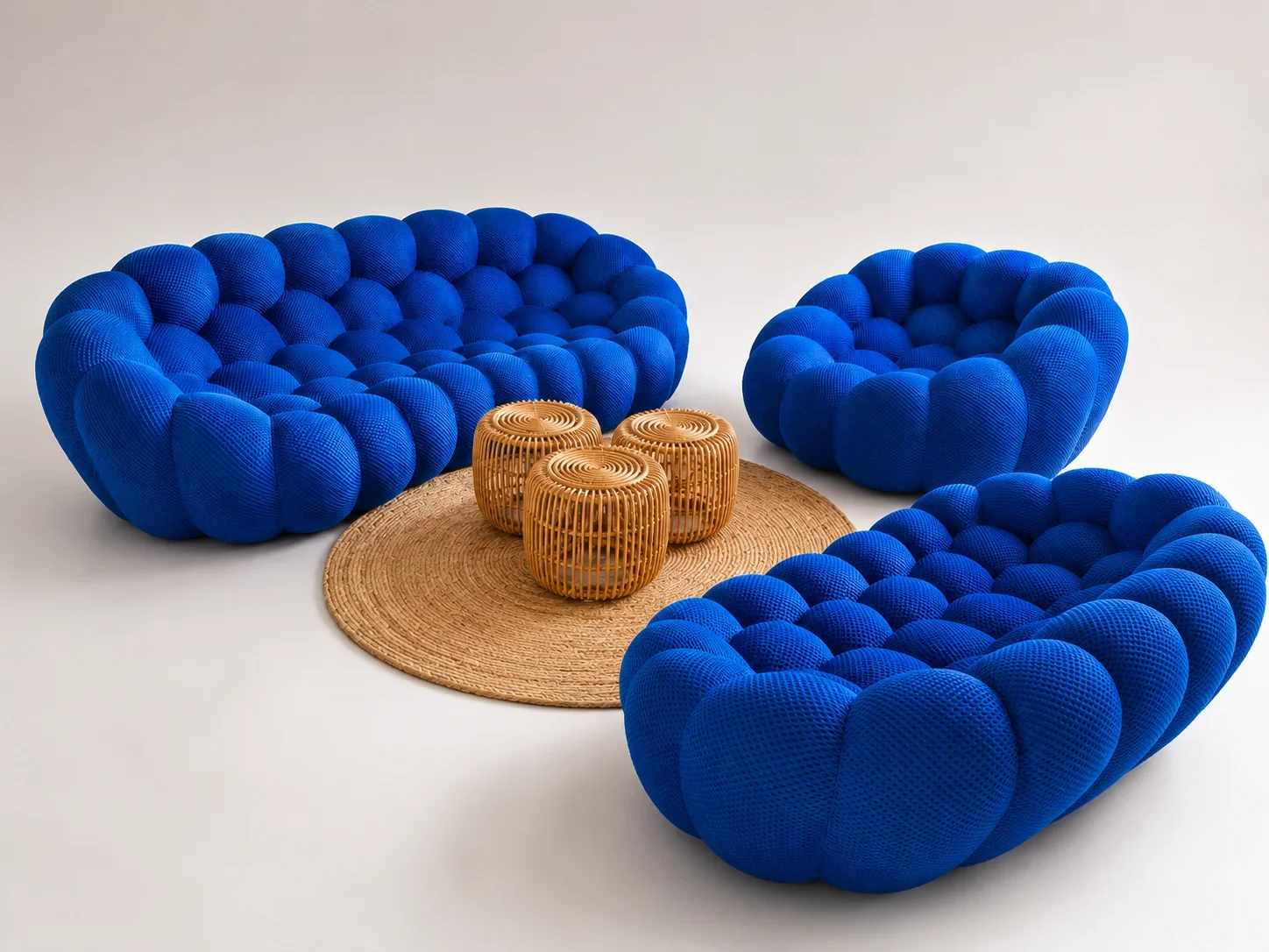 Bubble Luxe Sofa Set